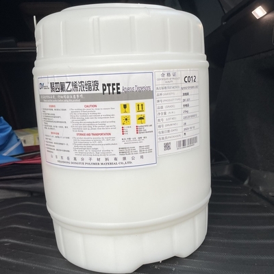 Un buen precio. Resina de fluoropolímero PTFE Dispersión acuosa DF-301 para recubrimiento antiadherente de fibra de vidrio en línea