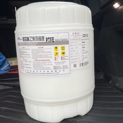 Un buen precio. Resina de fluoropolímero Tetrafluoroetileno PTFE Dispersión PTFE DF-301 Dispersión acuosa para revestimiento no adhesivo de fibra de vidrio en línea
